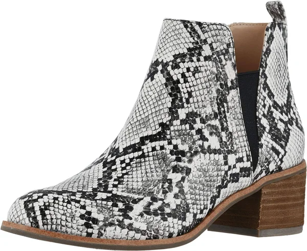 Dr. Scholl&s Amara - Original Collection Black/White Snake Print Leather - Size: 9