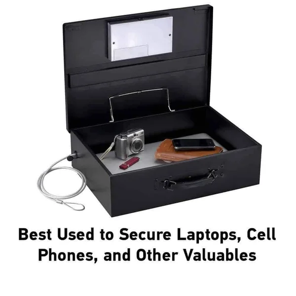 SentrySafe PL048E Electronic Security Box - 0.5 Cubic Feet, Black