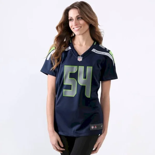 Women's Seattle Seahawks Bobby Wagner Nike College Navy Game Jersey