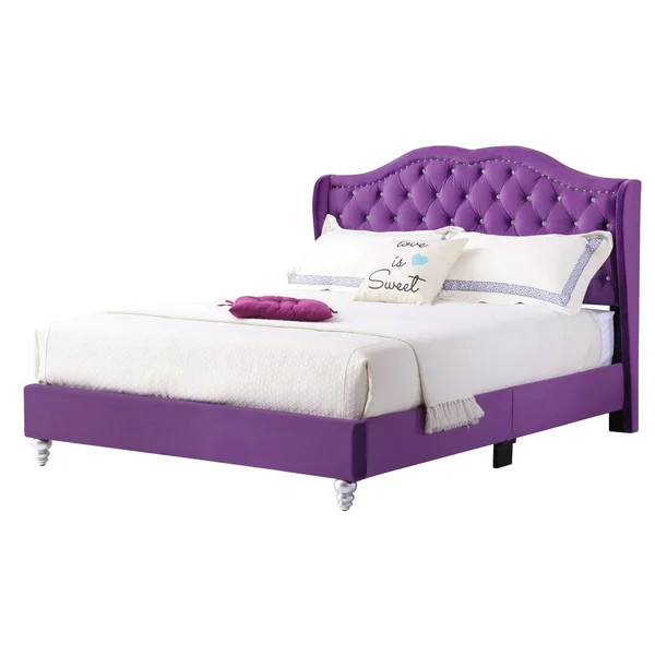 Glory Furniture Joy G1932-fb-up Full Upholstered Bed - Cherry