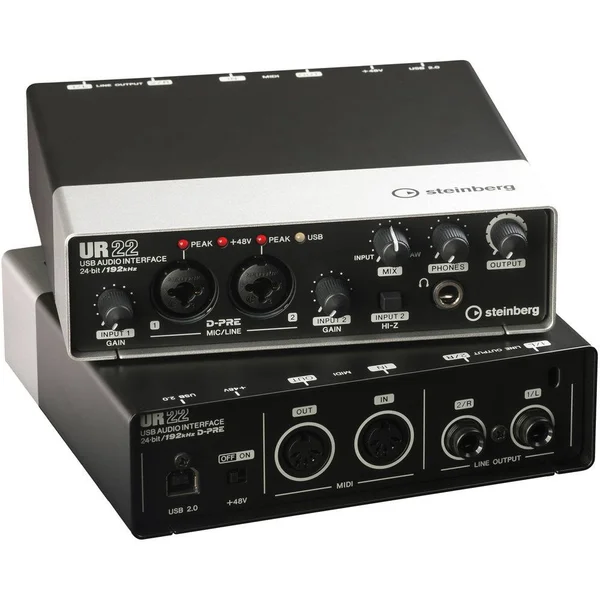 Steinberg UR22 USB 2.0 Audio Interface with Cubase AI DAW (free download)