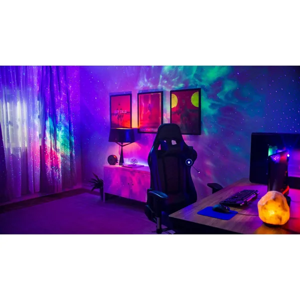 BlissLights Sky Lite 2.0 - RGB LED Laser Star Projector, Galaxy Blue Stars