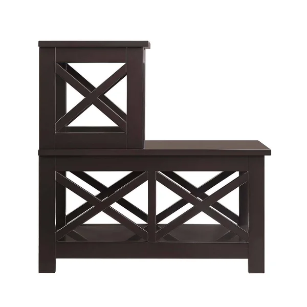 Convenience Concepts Oxford 2 Step Chairside End Table - Espresso