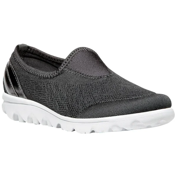 Women's Propet TravelActiv Slip-On - Size: 9, Black