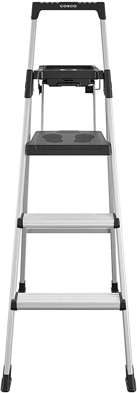 Cosco 20502ABL1E Signature Series Step Ladder - 5ft, Aluminum