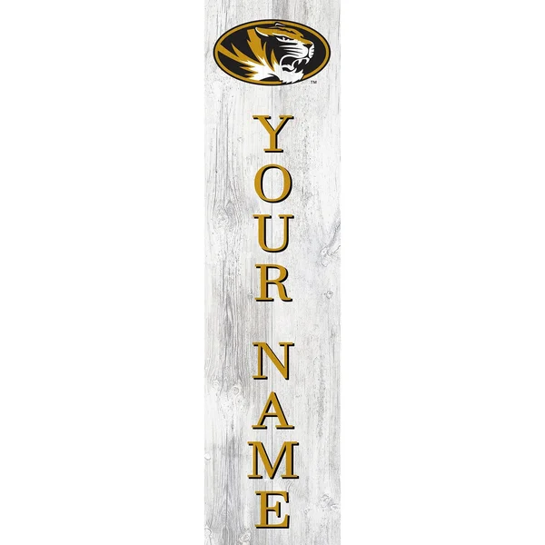 Missouri Tigers 48 Personalized Welcome Leaner Sign