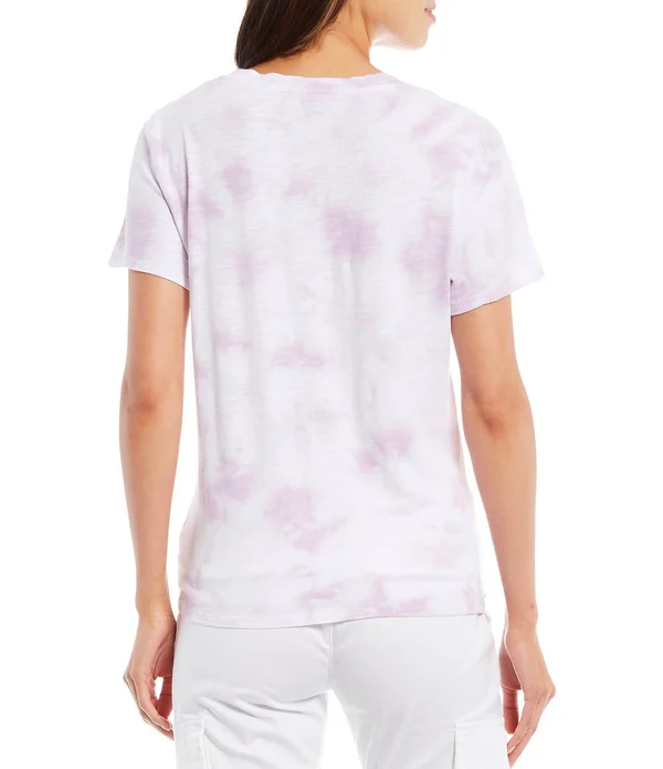 Perfect Knot Tee Tie Dye Green Black - S