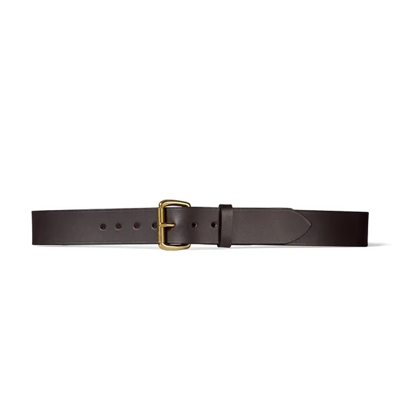 Filson 1-1/2x22 Leather Belt, Brown, 48