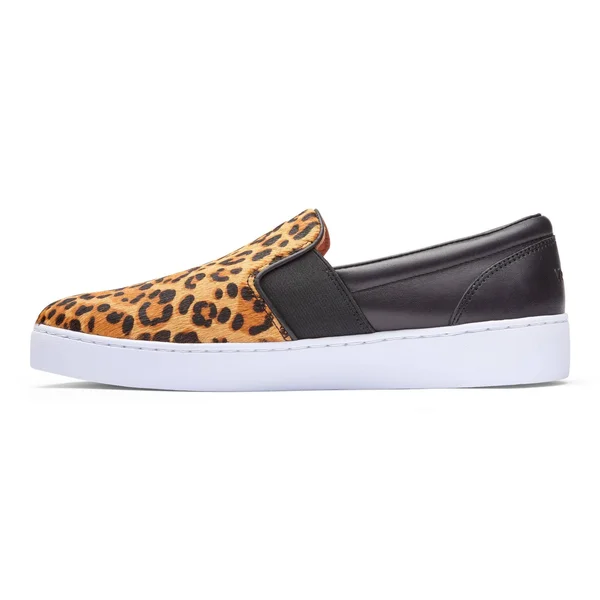 Vionic Demetra Slip on Sneaker Tan Leopard - 8, M