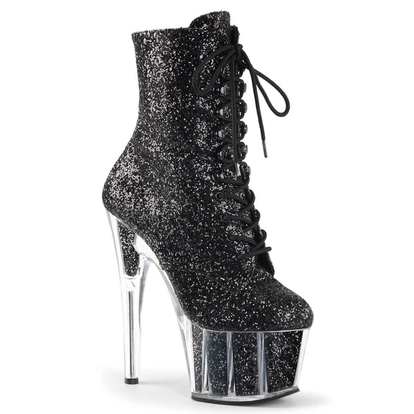 Pleaser - ADORE-1020G 9, Silver Glitter/Silver Glitter