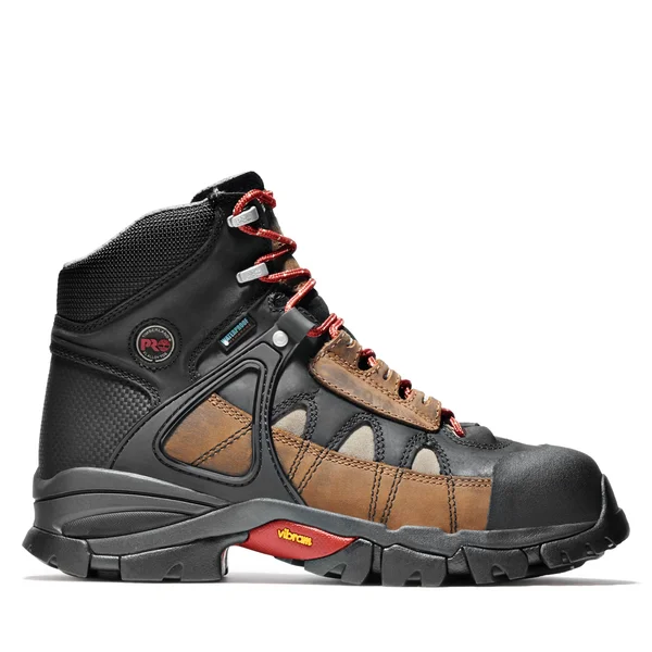 Timberland Pro Men's Hyperion Alloy Toe 6x22 Waterproof Brown