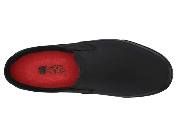 Shoes for Crews - Ollie II - Leather - Black Casual Shoes - Size 4