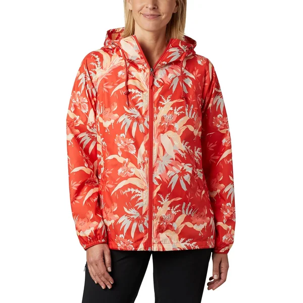 Columbia Women's Side Hill Printed Windbreaker - Cirrus Grey Between The Lines Print, Small