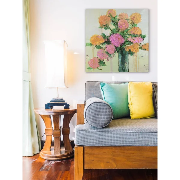 Flower Remedy I Painting Print on Wrapped Canvas, Size: 18 x 18