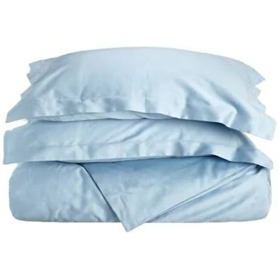 Superior Exclusive 300 Thread Count Cotton Duvet Cover Set Lilac Full/Queen