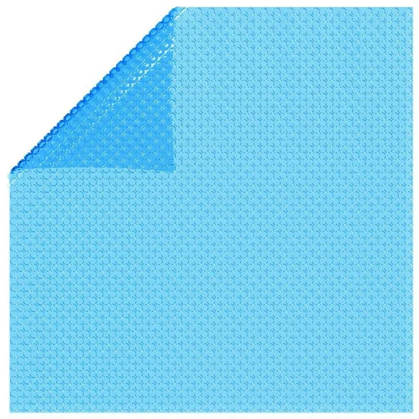 vidaXL Floating PE Solar Pool Film 177.2x22x86.6x22 Black and Blue