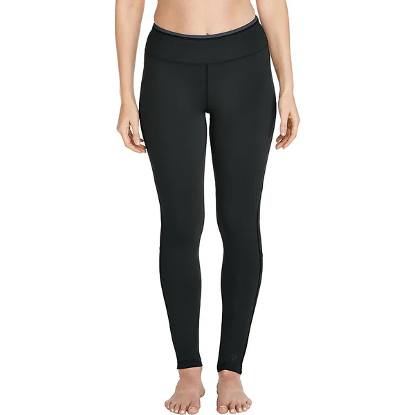 Coolibar Women's Swim Leggings - Sun Protective Clothing For Women, Black, X-Large