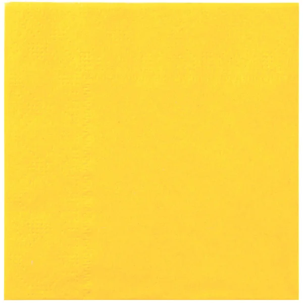 Hoffmaster 180340 Sun Yellow Beverage - Cocktail Napkin - 1000/Case