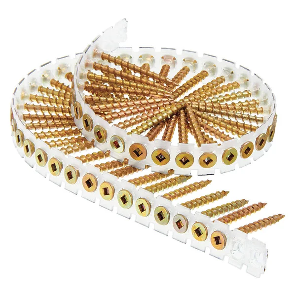 Senco 08L175YB 8-Gauge 1-3/4 in. Collated Flooring Screws (4 - 000-Pack)