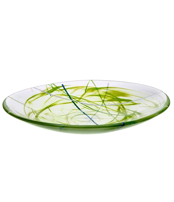 Kosta Boda Contrast Platter - Lime