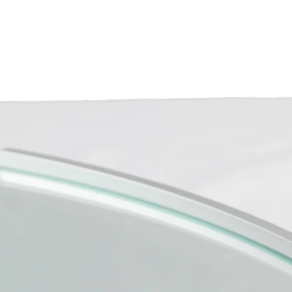 Singapore Framed Oval Mirror - Silver Spray - 24 5/8x22x36 5/8x22