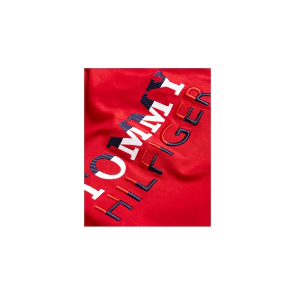Tommy Hilfiger T-Shirt Red Cotton - Red - Short Sleeve T-Shirts