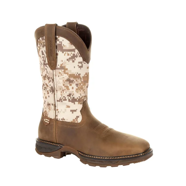 Durango Maverick XP Steel Toe Waterproof Western Work Boot, Men's, Size: 11, Brown