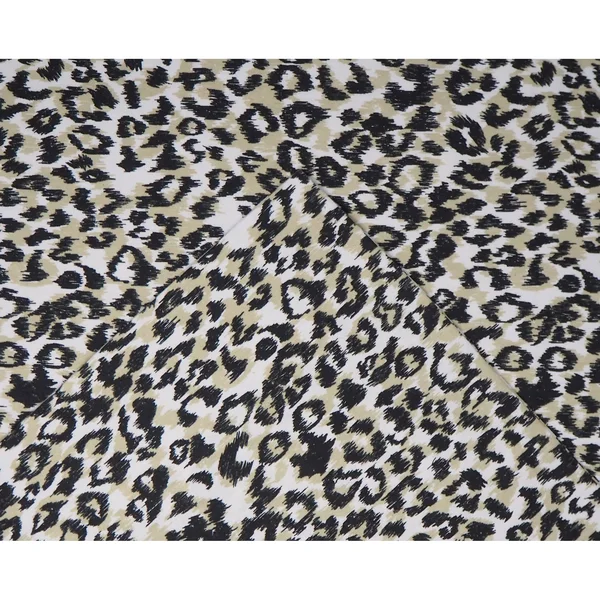 Pointehaven 180 GSM Cotton Flannel Sheet Set - Cal King, Python
