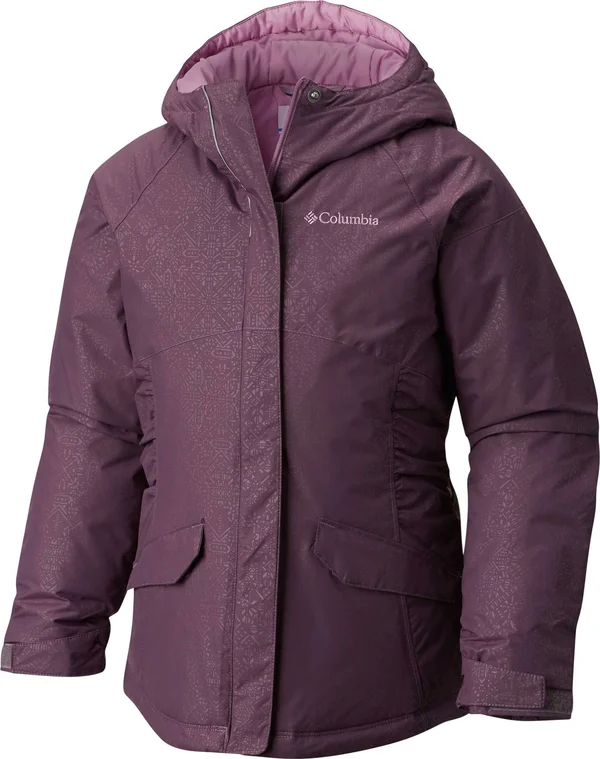 Columbia Razzmadazzle Jacket - XL - Antique Iris Snowflake Emboss