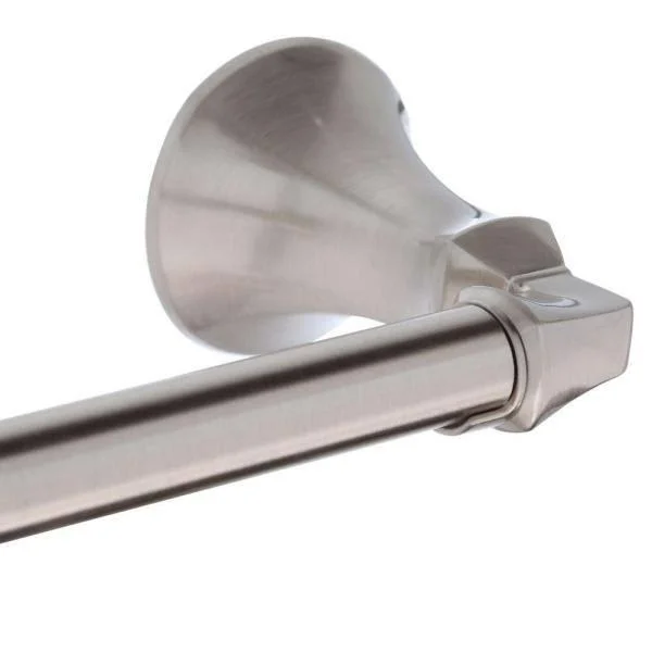 Delta Mandara 4-pc. Bath Hardware Set in SpotShield Brushed Nickel with Towel Ring, Toilet Paper Holder, 24x22 Towel Bar & H