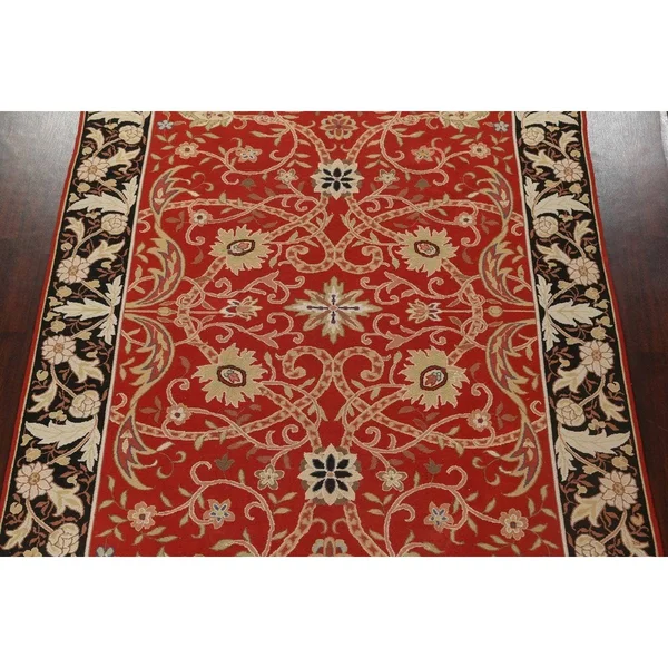 All-Over Floral Sumak Oriental Area Rug 8x11