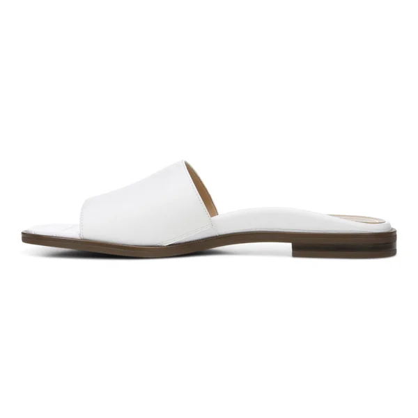 Vionic Demi Women's Heeled Slide Sandal White - 5 Medium