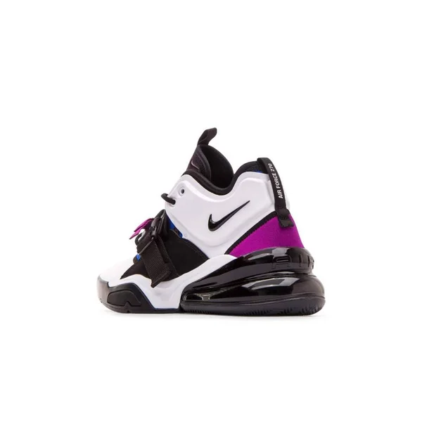 Nike Men's Air Force 270, White/Black-Lyon Blue