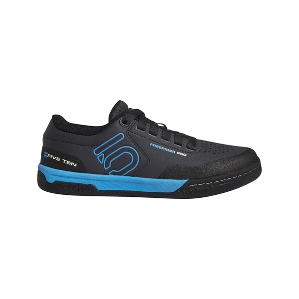 Five Ten Freerider Pro Women's Flat Shoe: Carbon/Shock Cyan/Black 10.5
