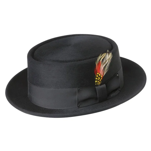 Men's Bailey of Hollywood Jett Pork Pie 1451 Black 7 (7)