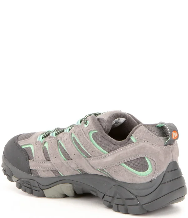 Merrell Moab 2 Waterproof Wide 7.5, Drizzle/Mint (Women's)