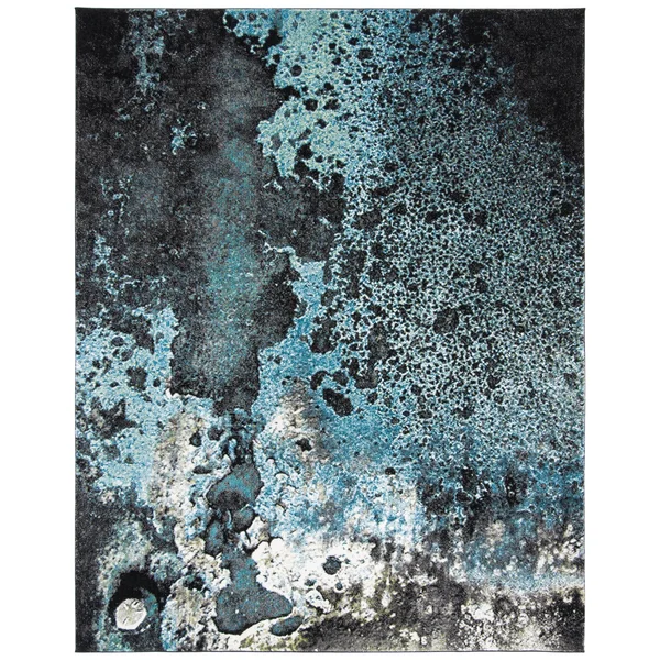 Safavieh Glacier Liliana Watercolor Modern Abstract Rug - 6&7x22 x 6&7x22 Square - Red/Orange