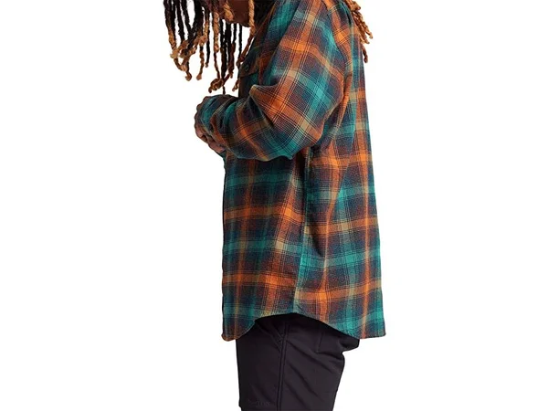 Burton Men's Brighton Flannel, Antique Green Bad Hombre Plaid, M