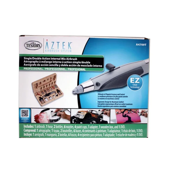 Testors A4709T Aztek Deluxe Professional Airbrush Set