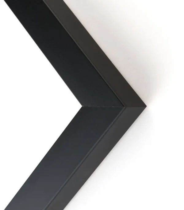 CustomPictureFrames 32x40 Black Wood Picture Frame - with Acrylic Front and Foam Board Backing
