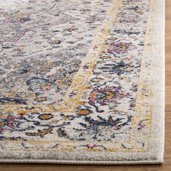 Safavieh Evoke Rug Collection EVK288A - Ivory - Grey - 8& x 10&