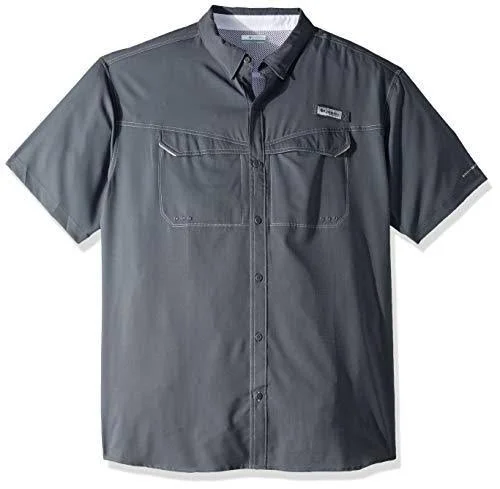 Columbia Men&Amp;#X27;S Low Drag Offshore Short Sleeve Shirt, Upf 40 Protection, Moisture Wicking Fabric