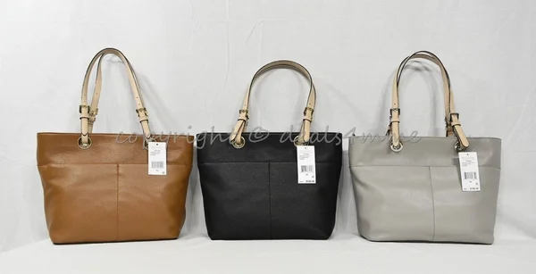 Michael Kors Bedford Pebble Leather Pocket Tote (olive)
