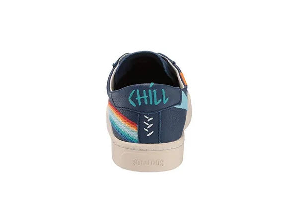Soludos Rainbow Wave Sneaker - Marine Blue, 8.5