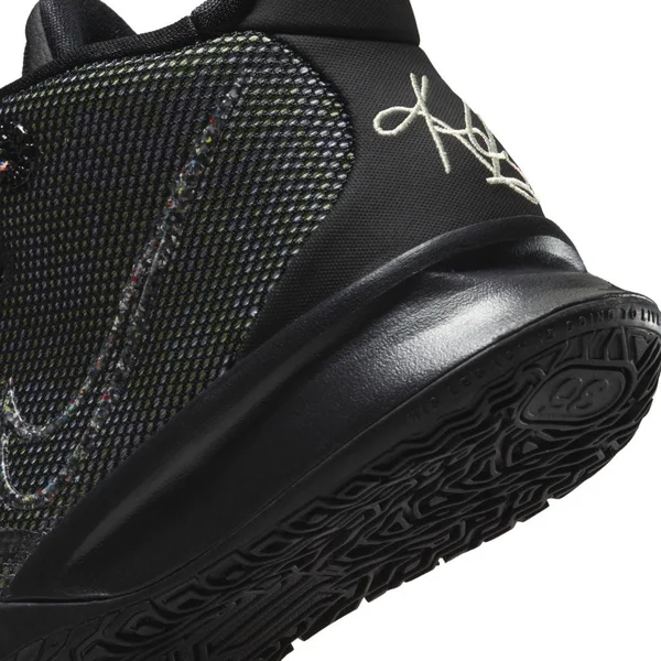 Nike Kyrie 7 - Boys& Grade School Basketball Shoes - Black/Lime Ice/Orange, Size 6.5