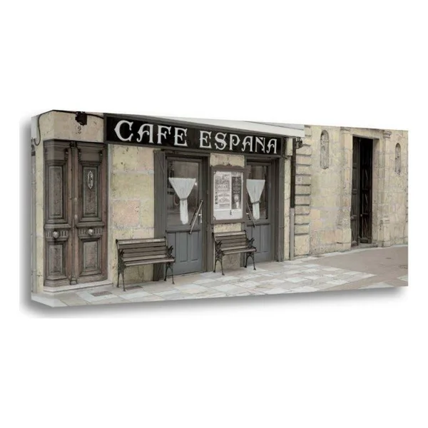 Cafe Espana Pano - 1 by Alan Blaustein Wrapped Canvas Wall Art
