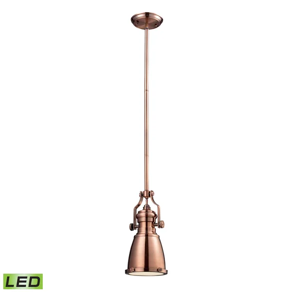 Elk Lighting 66149-1 Chadwick 1 Light Pendant in Antique Copper
