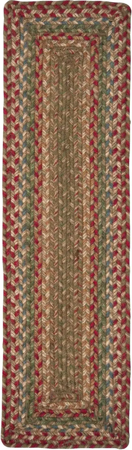 Homespice Decor - 5 x 8& Oval Azalea Jute Braided Rug