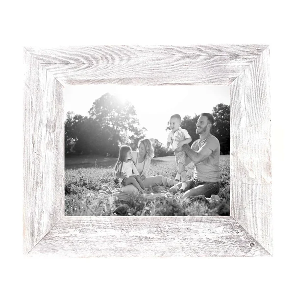 Rustic Farmhouse 3-Inch Picture Frame, White Wash 24x30