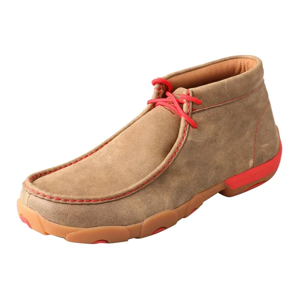 Twisted x Men's Chukka Driving Moc - Bomber & Red